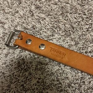 Tanner Goods Tan Leather Belt